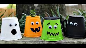 Halloween marshmallow ghost craft set a couple of marshmallows aside, because after this unique activity, the kids are going want to eat a few of those sticky treats. Easy To Make Halloween Arts And Crafts For Kids Youtube