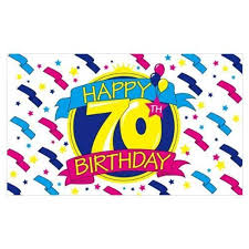 70th Birthday Sayings For Mom Happy 70th Birthday Images Happy 70th Birthday Flag 5ft X 3ft 100 Polyester And Finish Happy 60th Birthday 50th Birthday Wishes Happy 21st Birthday Wishes