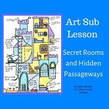 Distance Learning Middle And Elementary Art Secret Rooms Hidden Passageways Art Sub Plans Art Lessons For Kids Easy Art Lessons