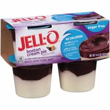 Sugarfree chocolate cream pie made lower in carbs, and with a nut free and sugar free pie crust! Jell O Sugar Free Boston Cream Pie Pudding 3 625 Oz Kroger