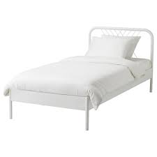 L205 x w104 x h94cm weight : Nesttun Bed Frame White Ikea