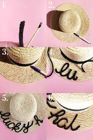 Diy For Less Eugenia Kim Brigitte Boater Hat Me And Mr Jones Diy Fashion Straw Hat Diy Summer Hats Beach