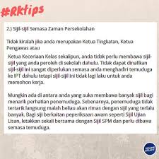 Masukkan sijil pencapaian dan anugerah yang diterima. Tips Kerjaya 2021 Posts Facebook