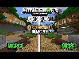 Minecraft pocket edition,i can't join a minecraft server(i'm australian so the ping in the featured servers is very high,but i can't join an australian server, . Server Hypixel Ada Di Mcpe Buruan Join Minecraft Pe Minecraft Pe Server Minecraft