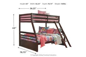 This multifunctional bed features a sleep space on top and space for a desk, toy storage or. Halanton Twin Over Full Bunk Bed Ashley Furniture Homestore
