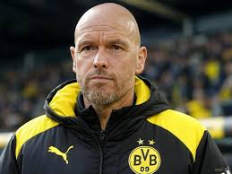 Erik Ten Hag el primer candidato a dirigir al Dortmund debido a su sequia  de derrotas de Sahin