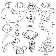 Easy Drawings Of Sea Creatures Novocom Top