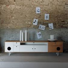 Caixa Tv Stand Cabinet With Built In Speakers Arredaclick Tv Stand Modern Design Tv Stand Decor Retro Tv Stand