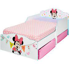 1x duvet cover, 1x bed sheet, 2xpillow cases. Kinderbett De Luxe Mit 2 Schubkasten Minnie Mouse Rosa Weiss 70 X 140 Cm Disney Minnie Mouse Mytoys