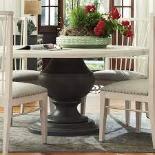 The east west furniture boston 5 piece round dining table set with wooden seat chairs is a solid round dinette table with four legs for structure. Bungalow Round Dining Table Paula Deen Home Furniture Cart