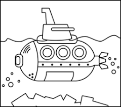 Submarine Online Coloring Page Manualidades Fichas Actividades