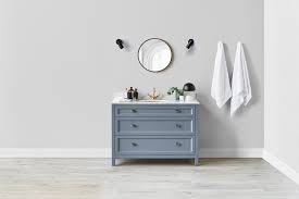 Bathroom with dark wall and floor tiles image 11425790 living4media. Hamptons Inspired Vanities Coastal Elegance Completehome