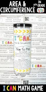 Seventh grade ( 7 th ) math quizzes. 7th Grade Math Game For Area Circumference Of A Circle Perfect For Small Groups Independent Practice Whole Math Games 7th Grade Math Games 7th Grade Math