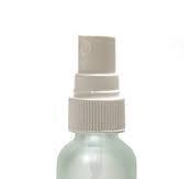 Case (100 )X 30ML (1oz) Frosted Clear Boston Round Bottles with White Fine  Mist Sprayer