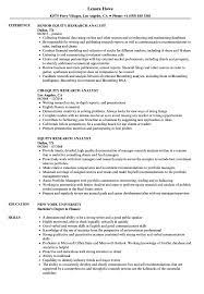 Investment analysts collect information, perform research, and analyze assets, such as stocks, bonds, currencies, and commodities. Equity Research Analyst Resume Samples Velvet Jobs