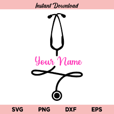 Download Personalized Stethoscope Svg Personalized Stethoscope Svg File Custom Stethoscope Svg Stethoscope Name Stethoscope Nurse Heart Nursing Doctor Essential Worker Svg Png Dxf Cricut Cut File Buy Svg Designs