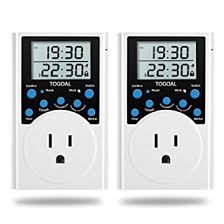 Maybe you would like to learn more about one of these? Digital Infinite Repeat Cycle Timer Plug With Countdown And 24 Hour Daily On Off Programs For Electrical Outlets Lights Hydroponic Pumps 120v 15a 2 Pack Amazon Com
