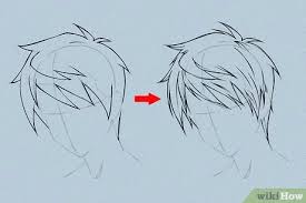 Once i started drawing anime characters in my art sketchbook, i was hooked. How To Draw Anime Hair 14 Steps With Pictures Wikihow