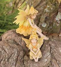 Give Your Garden A Touch Of Whimsy With Our Pair Of Woodland Fairy Children Figurines Our Detailed Boy And Girl R Fairy Figurines Fairy Statues Woodland Fairy