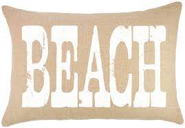 Free delivery and returns on ebay plus items for plus members. Thewatsonshop Beach Burlap Lumbar Pillow Reviews Wayfair