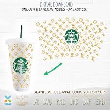 Free Free 233 Louis Vuitton Starbucks Cup Svg SVG PNG EPS DXF File
