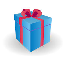 Closed square cardboard box transparent png svg vector. Vector For Free Use Gift Box Vector