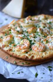 Shrimp Scampi Pizza Recipe In 2020 Summer Seafood Recipes Cooking Seafood Delicious Seafood Recipes