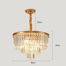 Crystal Pendant Lights Classic Luxury Large Bar Counter Commercial Adjustable Hanging Chain Living Room