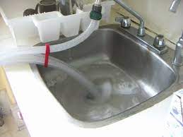 A safer alternative is to make a temporary drain connection by hooking the. Connecting A Washing Machine To A Kitchen Sink 6 Steps Instructables
