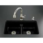 KOHLER Enameled Cast Iron Kitchen Sinks Kitchen KOHLER