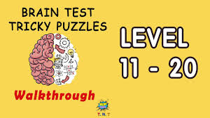 Kunci jawaban brain test dari level 1 sampai 281. Brain Test Level 11 Level 20 Answer Tricky Puzzles Walkthrough With Hints Youtube