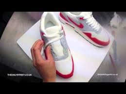 Nike Air Max 1 Sneaker Cake Making Of Nike Cake Nike Air Shoes Shoe Cakes