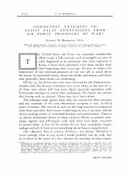While the chart ostensibly presents the methodology of the enemy, it has come to have actual application at home. Biderman S Principles Of Coercion Confession Law Solitary Confinement