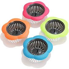 A kitchen sink replacement starts by getting rid of your old one. Plastic Sink Strainer Kitchen Easy Clean Sink Drain Filter Basket 4 Pack Walmart Canada