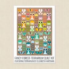 Fancy Forest Terrarium Quilt Kit At Hawthorne Supply Co Terrarium Quilt Quilt Kit Quilts