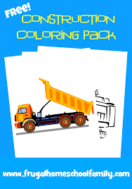 Pack these spring printables into a picnic basket for a family outing. Free Construction Coloring Pages Look We Re Learning