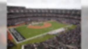 Oakland a's home game baseball field. Football In Baseball Stadiums