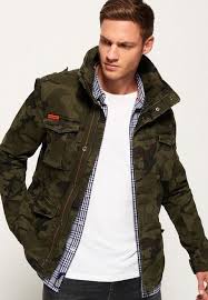 Superdry Classic Rookie Veste Mi Saison Olive Zalando Fr Veste Militaire Homme Veste Veste Homme