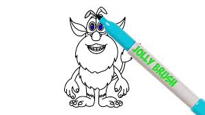 Print them all and make your own cartoon character color book. Booba Cartoon Coloring Pages Mewarnai Dokter