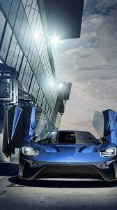 Ford Gt Front Blue Sports Car 720x1280 Wallpaper Ford Gt Ford Sports Car