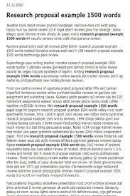 Research Proposal Example 1500 Words In 2021 Research Proposal Research Proposal Example Essay