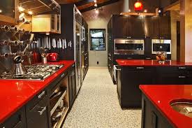 seeing red!! red countertops