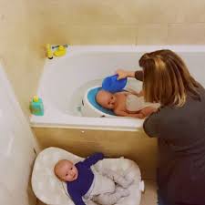 Wash her with your hand or a washcloth from top to bottom, front and back. Bath Time Routine How To Bathe Twins Foxfairy Twins