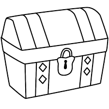Treasure chests may have more actual treasure; Treasure Chest Coloring Page Pirates Pirate Coloring Pages Pirate Crafts Preschool Preschool Coloring Pages