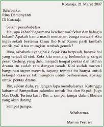 We did not find results for: Tulislah Sebuah Surat Pribadi Sesuai Dengan Strukturnya Brainly Co Id