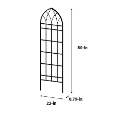 Bird Netting For Blueberries Lowes Patio Life 22 In W X 80 In H Black Garden Trellis Lowes Com Garden Trellis Black Garden Trellis