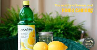 Since lemon extract is much more concentrated in flavor than lemon juice, use only half as much lemon extract and add back in the rest of the liquid in the form of water. The Acidity Of Lemons And Home Canning Healthy Canning
