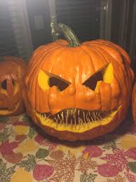 Scary pumpkin carving designs you need to try. Easy Pumpkin Carving Idea With Toothpicks Creative Halloween Ideas Scary Pumpkin Halloween Pumpkins Carvings Pumpkin Carving Scary Pumpkin