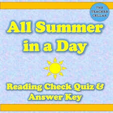 Commonlit answers ― all the stories and chapters commonlit answers quizlet a child of slavery who taught a generation. Ray Bradbury S All Summer In A Day Editable Quiz Ak Exit Tickets More