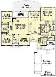 While the exact definition of a narrow lot varies from place to place, many of the house plan designs in this collection measure 50 feet or less in width. Plan 142 1097 3 Bdrm 2 200 Sq Ft Acadian Home Theplancollection